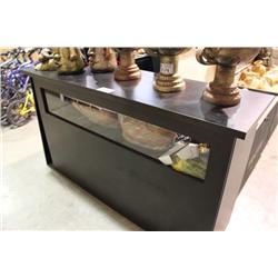 BLACK CASHIER CABINET & CONTENTS