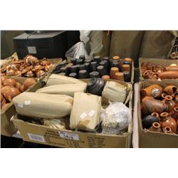 2 BOXES OF POTTERY