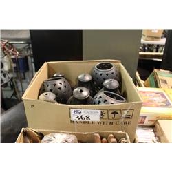 LOT OF CANDLE COVERS