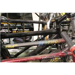 GREY RALEIGH FRONT SUSPENSION MOUNTAIN BIKE