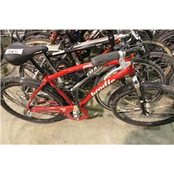 RED BRODI FRONT SUSPENSION CRUISE BIKE