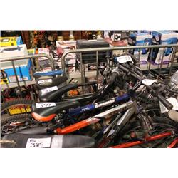 BLACK FULL SUSPENSION MOUNTAIN BIKE