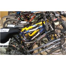 GREY RALEIGH FRONT SUSPENSION BIKE