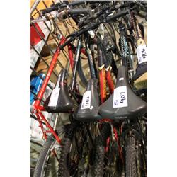 RED TRIUMPH FRONT SUSPENSION BIKE