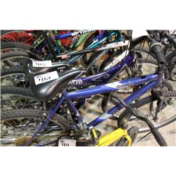 BLUE RALEIGH FRONT SUSPENSION BIKE