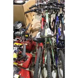 RED RALEIGH MOUNTAIN BIKE