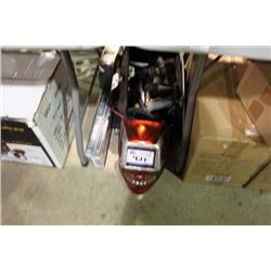 LOT OF ASSORTED TOOLS & WELDING HELMET