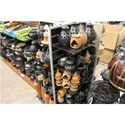 MOBILE SHELF OF POTTERY