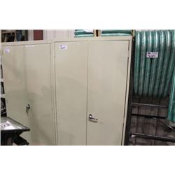 2 DOOR METAL STORAGE CABINET