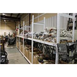 LARGE LOT OF SHELVING