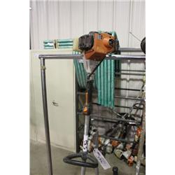 2 STIHL GAS FLOOR SWEEPER & ATTACHMENT