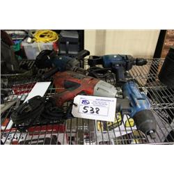 2 IMPACT GUNS & 2 MAKITA DRILLS