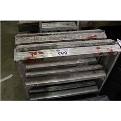 2 ALUMINUM STEP LADDERS