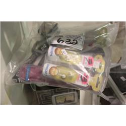 BAG OF HEADPHONES & MISC