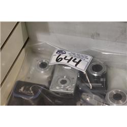 BAG OF DIGITAL CAMERAS & BOX OF ASSORTED