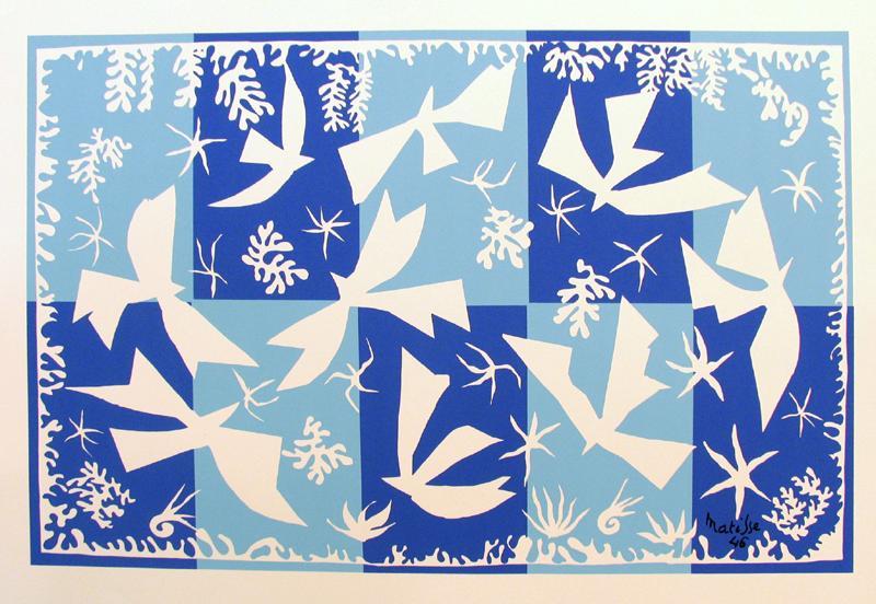 HENRI MATISSE PLATE SIGNED LITHOGRAPH RARE ART FIND