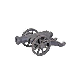 Cast Iron Miniature Artillery Cannon Barrel measures 10".Barrel measures 10".