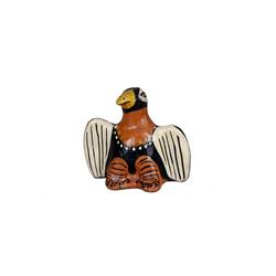 Hopi Clay Bird Effigy Measures 3 1/2"Hx3 1/2"W, unsigned.Measures 3 1/2"Hx3 1/2"W, unsigned.