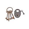 Image 1 : Collection of 2 Jail Items Including an early Jail padlock from a small town in old Mexico made by J
