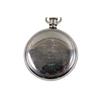 Image 2 : Waltham 1888 Silver Plated Pocket Watch With train engraving on case, in overall good working condit
