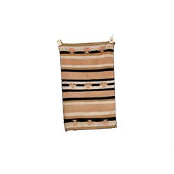 Navajo Rug in Black & Brown Measures 47"x29"Measures 47"x29"