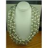 Image 1 : Ladies Multi-Colored Freshwater Pearl Necklace Over 80 inches in length.Over 80 inches in length.