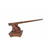 Image 1 : Wood Model of an Artillery Cannon WWI, in overall excellent condition, measures 47 1/2" of cannon, b