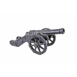 Victorian Era Model Cannon Measures 28"Lx12"H.Measures 28"Lx12"H.