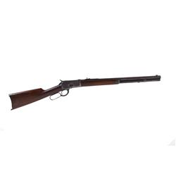 Winchester Mdl 92 Cal .44WCF SN:365061 Older lever action carbine. Blued finish mostly turned a soft