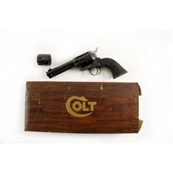 Colt SAA Cal .357 SN:SA30499 Nice convertible Colt SAA in .357 Magnum/9mm. Blued finish on barrel, c
