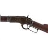 Image 3 : Winchester Mdl 73 Cal .38WCF SN:410599B Lever action hunting rifle. 23" octagonal barrel shows mostl