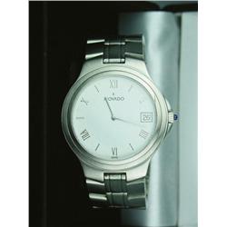 Very Fine Gents Movado Swiss Watch With white dial. Retail: $1,999.00With white dial. Retail: $1,999