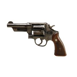 Smith & Wesson Heavy Duty .38SP SN:S154916 Early post war "Heavy Duty" 6 shot revolver. Blued finish