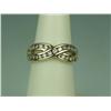 Image 1 : Brilliant 10K Yellow Gold Ladies Ring Channel set with over 23 round diamonds weighing approx. 0.60 