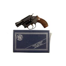 Smith & Wesson Mdl 32-1 .38S&W SN:102731 Double action 5 shot pocket revolver. Blued finish, checker