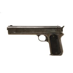Colt Mdl 1902 Cal .38 Rimless SN:2531 Early serrated front slide Sporting Pistol made from 1903-1908