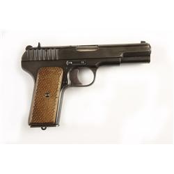 Russian Tokarev Cal 30 Mauser SN:4B3340 Semi-auto pistol dated 1944, shows Chinese Arsenal rebuild f