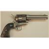Image 1 : Colt Frontier Six Shooter Cal .45 SN:154348 Nice 1st gen SAA with custom silver grips marked CLA. Sa