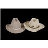 Image 1 : Collection of 2 Cowboy Hats One O'Farrell, mist grey, size 7 1/2, custom made, in overall good condi