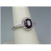 Image 2 : Very High Quality 14K White Gold Ladies Ring Set with a center oval blue sapphire weighing approx. 1