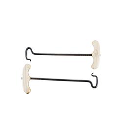 Pair of Antique Ivory Handled Boot Pullers In overall excellent condition, shows age. ONLY TO BE SOL