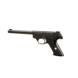 High Standard Sport King .22LR SN:G10833 Very nice semi auto target pistol. Blued finish, black chec