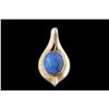 Image 1 : Ladies Opal Pendant Set in yellow gold.Set in yellow gold.