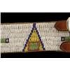 Image 3 : Men's Arapaho Fully Beaded Belt Depicting teepees and crosses.Depicting teepees and crosses.