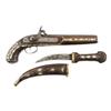 Image 1 : Group of 3 Items From North Africa Consist of: 1-Tourist mock up of early percussion pistol with lot