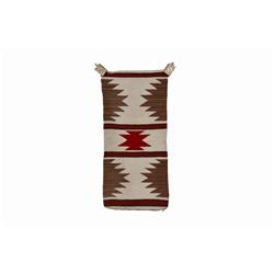 Collection of 2 Small Navajo Blankets One saddle blanket measures 35 1/2"x15 1/2" and one runner mea