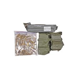 Lot of 5.56x45 FMJ Ammo Consists of  400 rds from Spain in sealed pouch 250 rds in military style 10