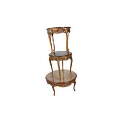 Coffee Table and End Table Set Consists of a coffee table and two end tables, French Provincial with