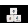 Image 1 : Collection of 3 Loose Opals A Yowah 7.9et, 4.74, and 6.05.A Yowah 7.9et, 4.74, and 6.05.