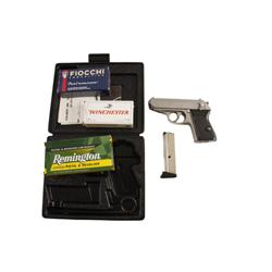 Walther Mdl PPK Cal .380acp SN:A046933 Excellent Walther PPK made in the U.S.A. Stainless steel cons